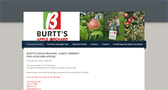 Desktop Screenshot of burttsappleorchard.com